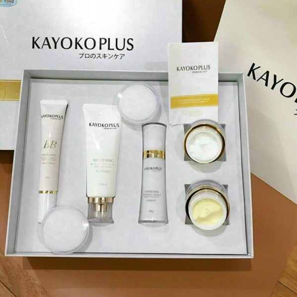 Bộ mỹ phẩm Kayoko trắng set 5 món hoàn toàn từ tự nhiên an toàn cho da
